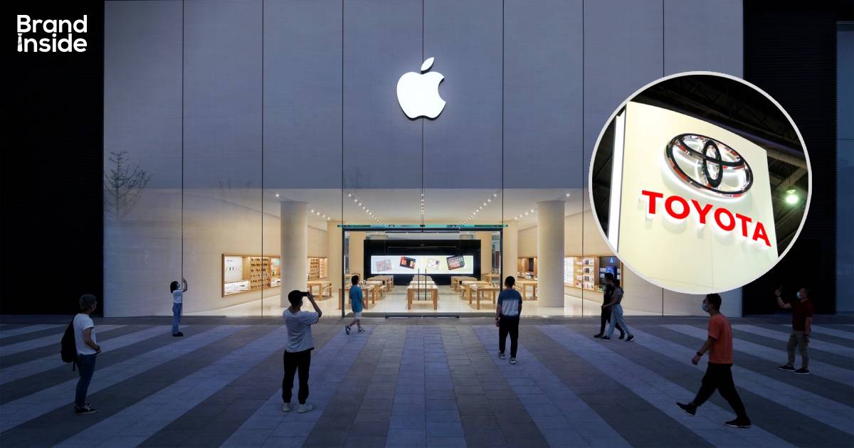 Apple เจรจา Toyota เป็นพาร์ตเนอร์ทำรถยนต์ไฟฟ้า | Brand Inside