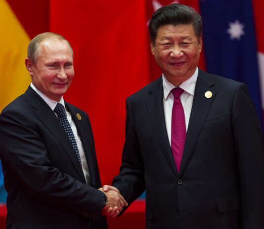 Vladimir Putin and Xi Jinping