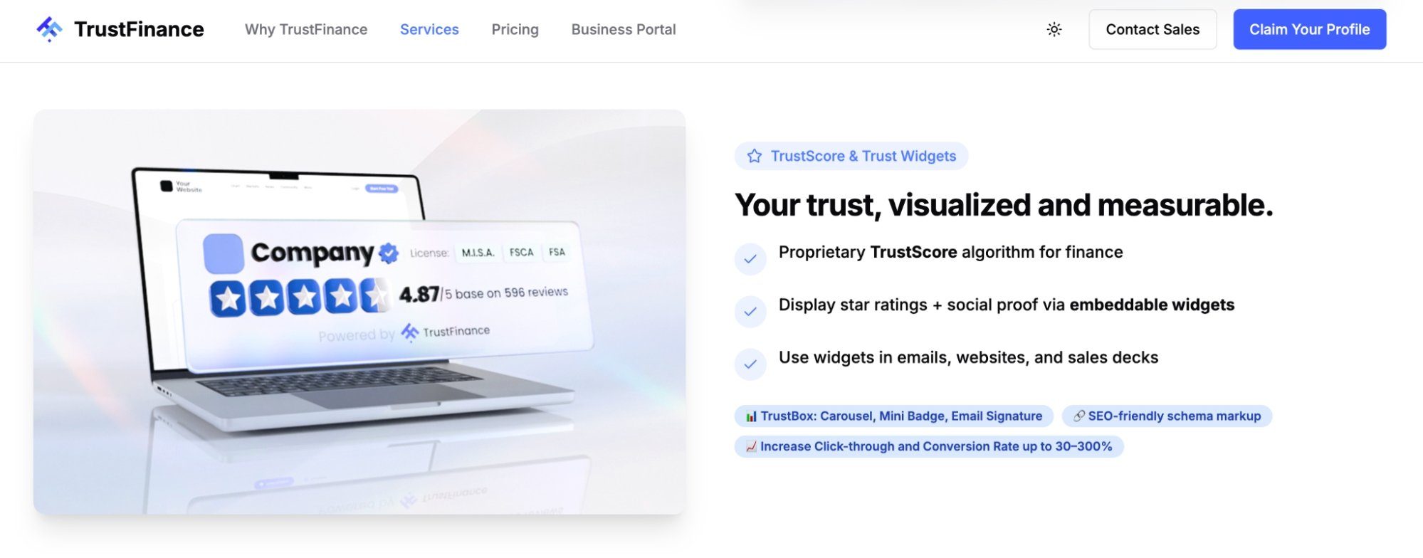 TrustFinance for Business