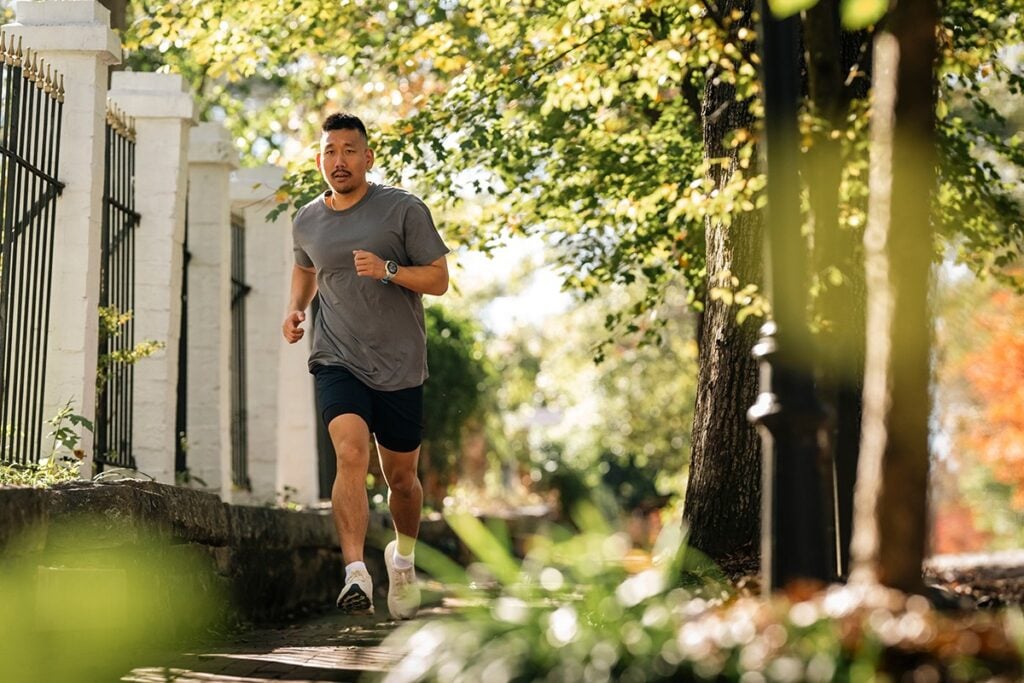 running